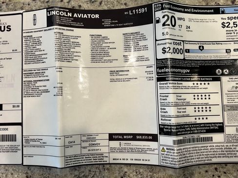 Used 2021 Lincoln Aviator Reserve w/ Equipment Group 201A AWD/4WD image 32