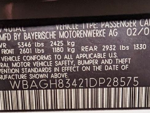 Used 2001 BMW 740iL 740iL Sedan 4D image 5