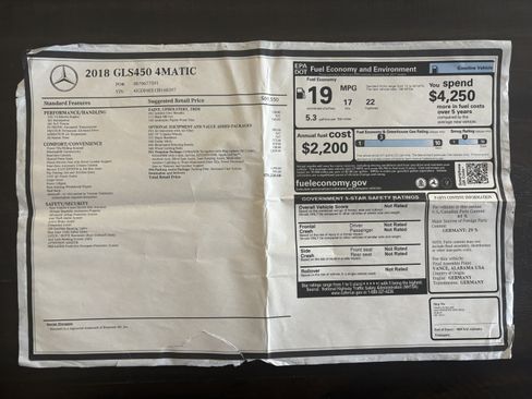 Used 2018 Mercedes-Benz GLS 450 4MATIC image 31