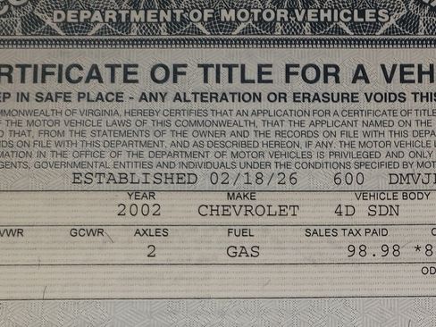 Used 2002 Chevrolet Impala LS w/ Seating Comfort Pkg image 19