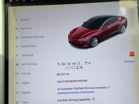 Used 2018 Tesla Model S P100D AWD/4WD image 17