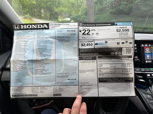 Used 2024 Honda Odyssey Touring image 11