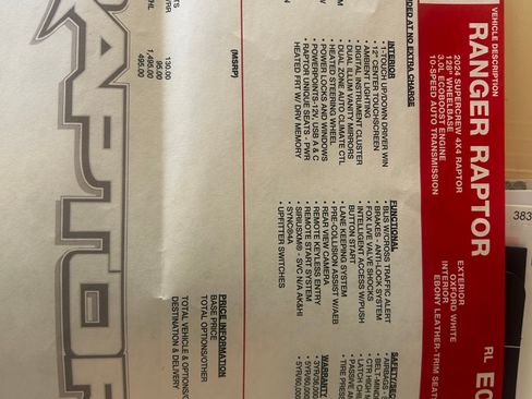 Used 2024 Ford Ranger Raptor image 15