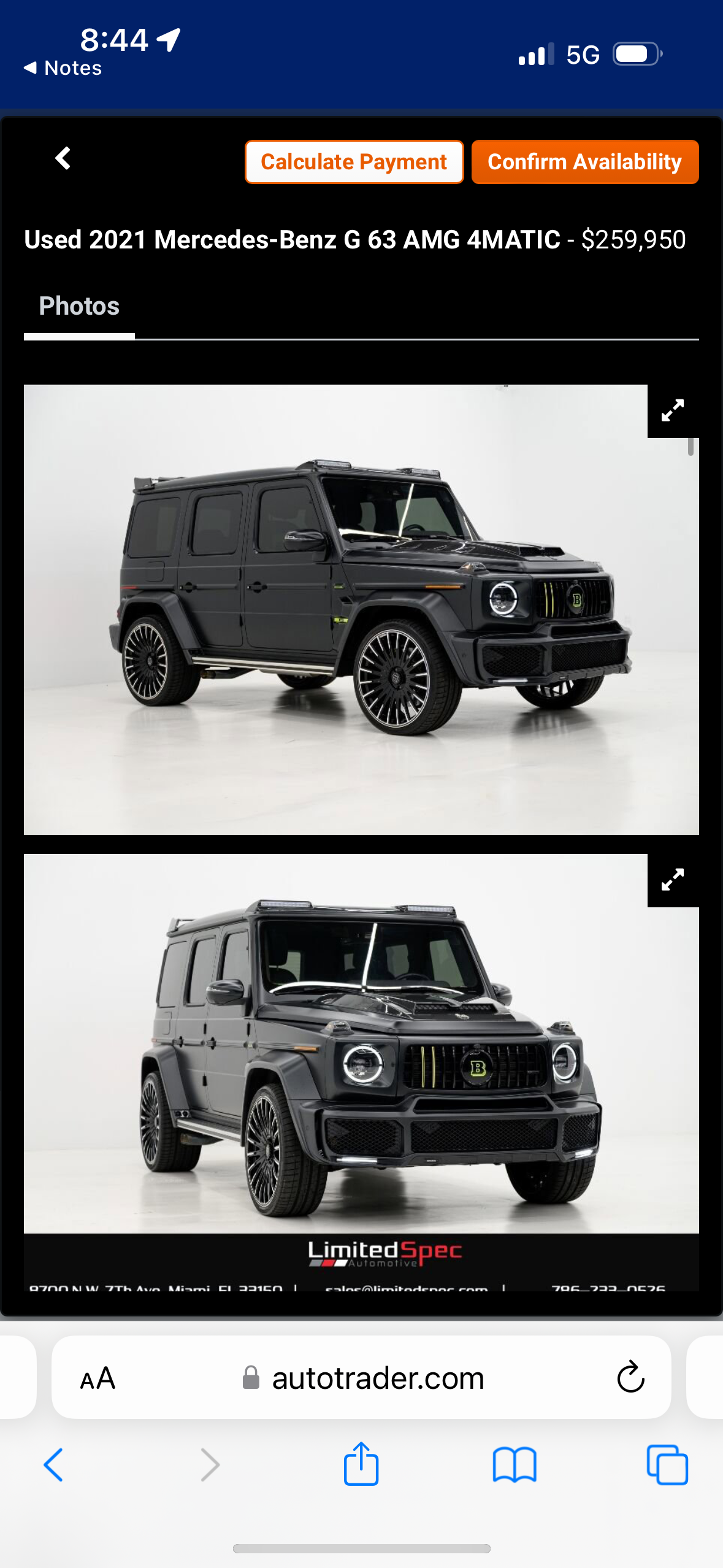 Used 2021 Mercedes-Benz G 63 AMG 4MATIC image 6