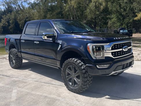 Used 2021 Ford F150 Platinum w/ Equipment Group 701A High image 1