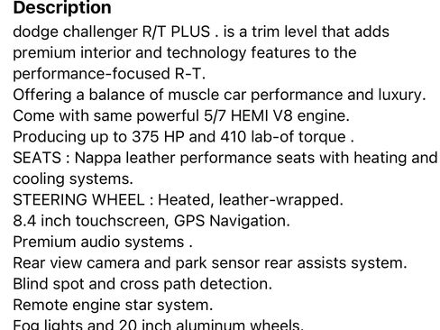 Used 2020 Dodge Challenger R/T w/ Plus Package image 10