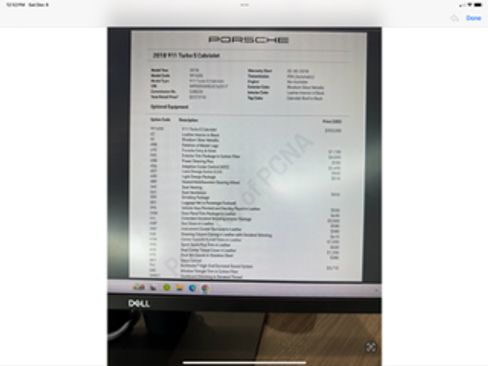 Used 2018 Porsche 911 Turbo S image 16