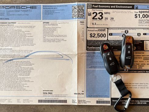 Used 2014 Porsche Cayenne Diesel Platinum Edition image 15