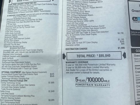 Used 2024 RAM 2500 Laramie w/ Sport Appearance Package image 6