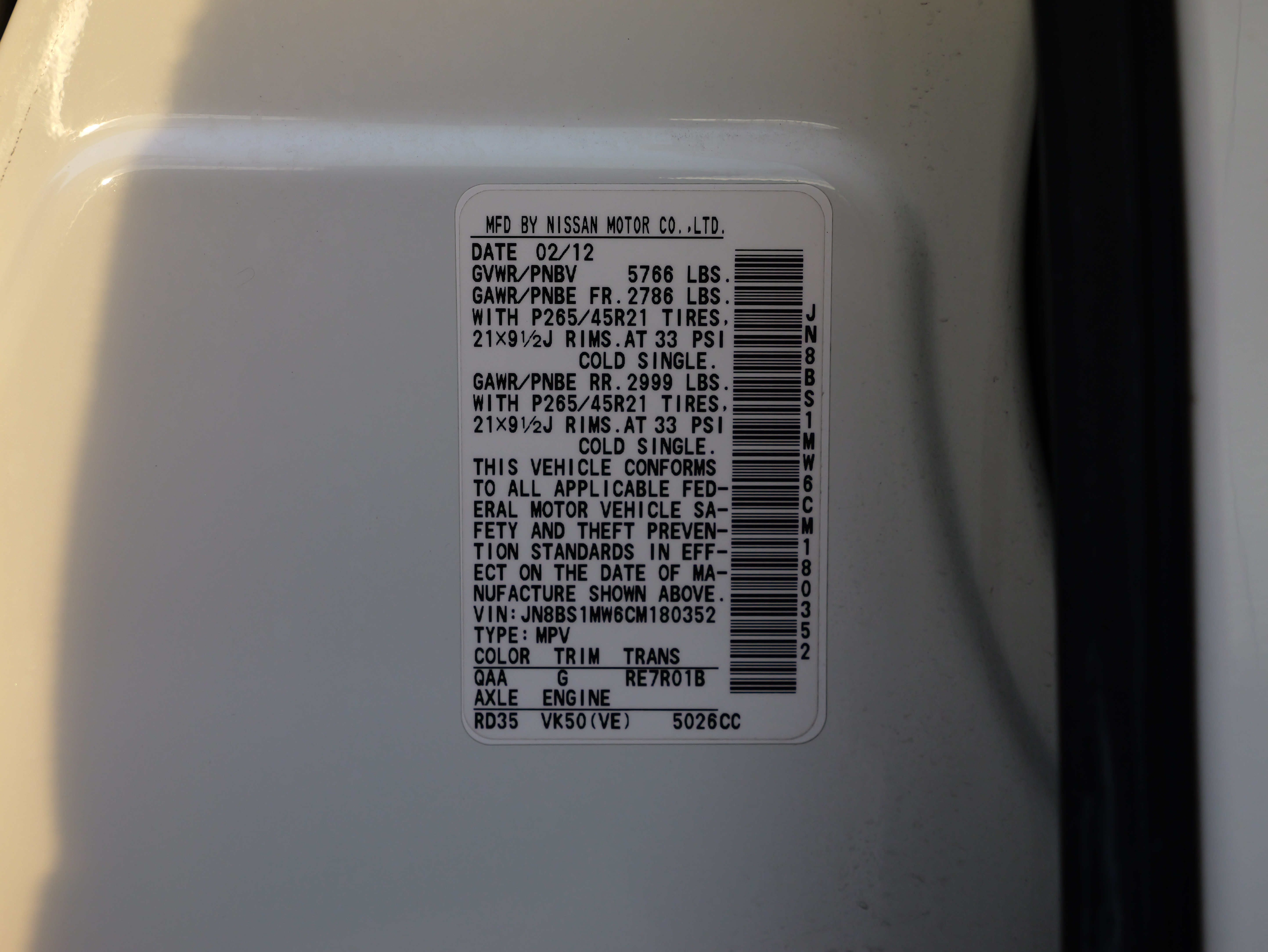Used 2012 INFINITI FX50 AWD w/ Sport Pkg image 31