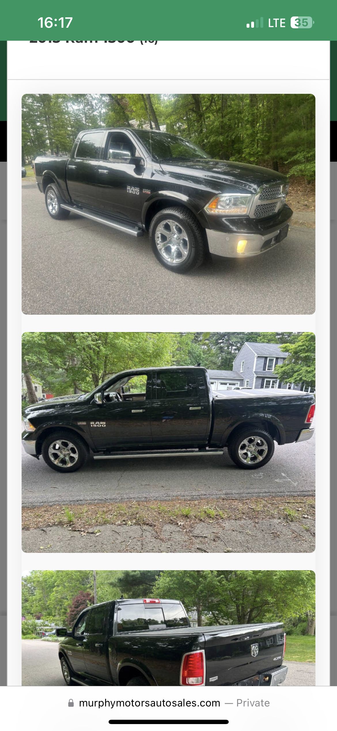 Used 2015 RAM 1500 Laramie w/ Convenience Group AWD/4WD image 4