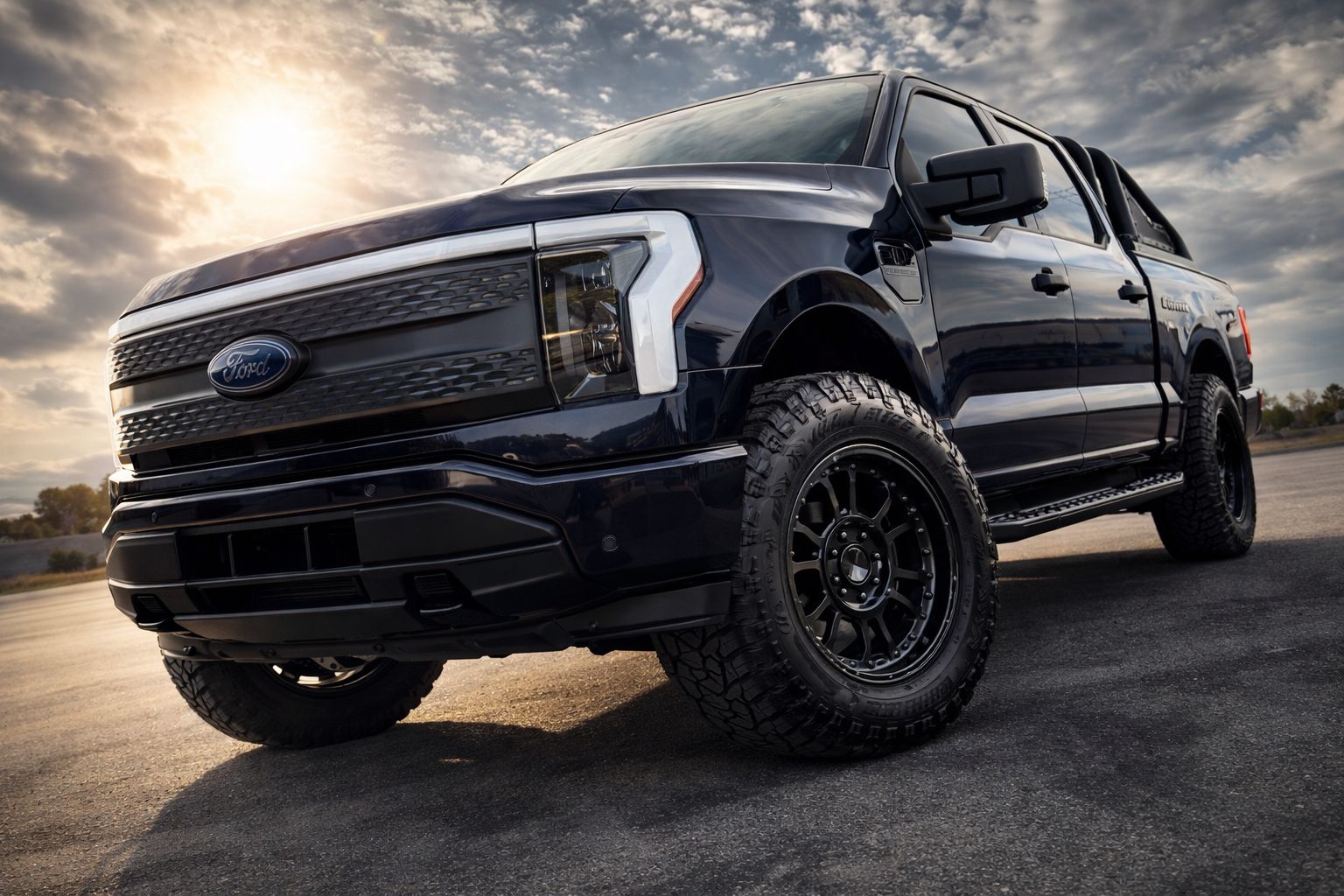 Used 2022 Ford F150 Lightning XLT w/ Tow Technology Package AWD/4WD image 1