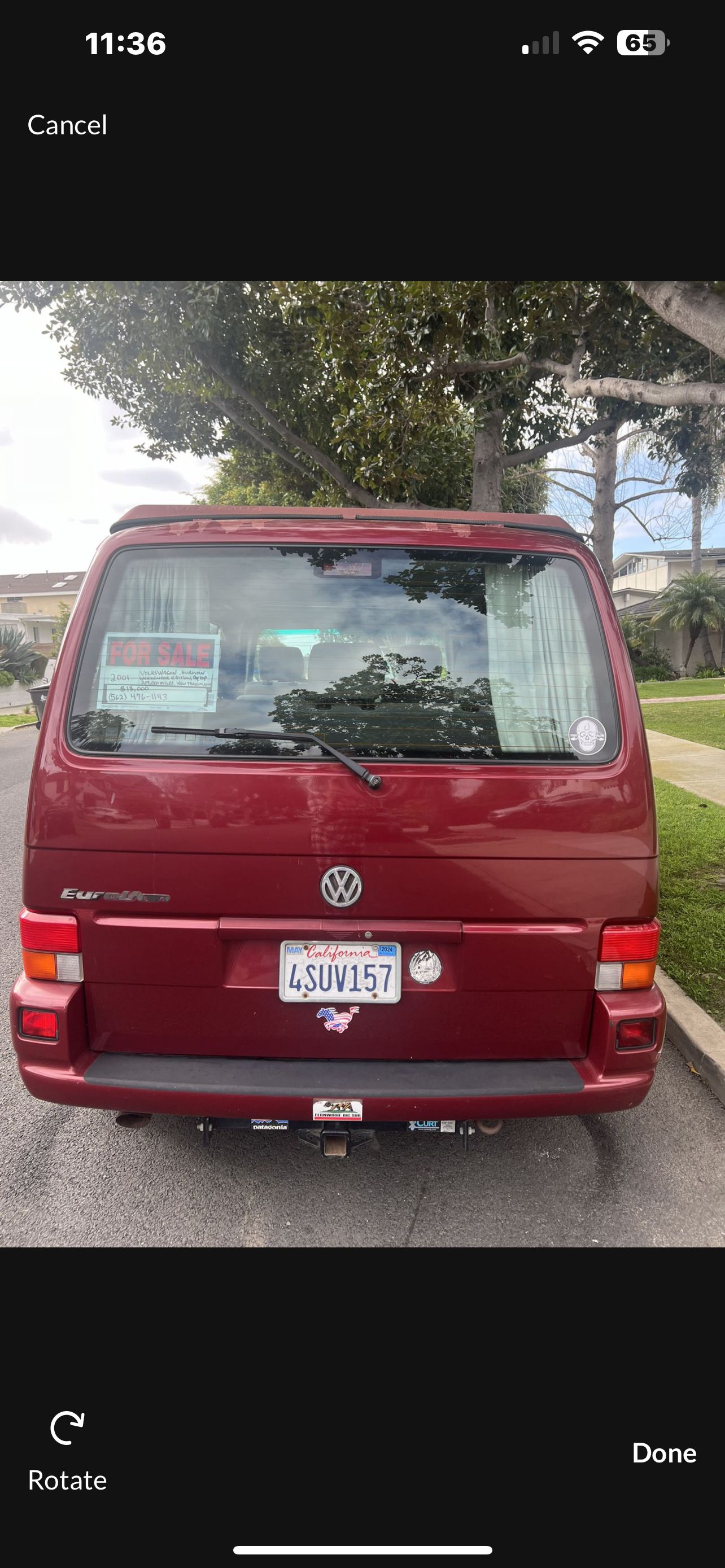 Used 2001 Volkswagen Eurovan FWD image 11