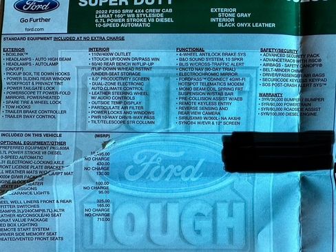 Used 2022 Ford F250 Lariat w/ Lariat Value Package image 11