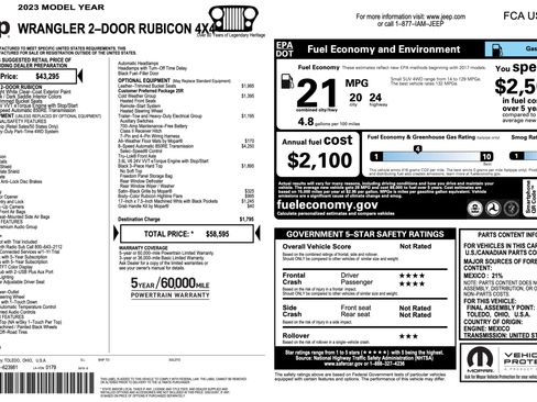 Used 2023 Jeep Wrangler Rubicon w/ Cold Weather Group image 17