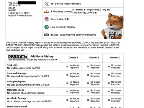 Used 2011 Lincoln MKZ Hybrid w/ 202A Rapid Spec Order Code image 22