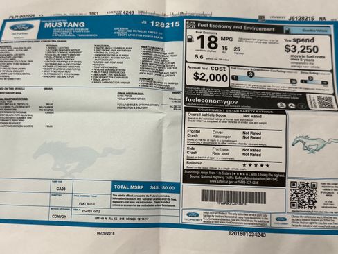 Used 2018 Ford Mustang GT Premium w/ GT Performance Package image 16