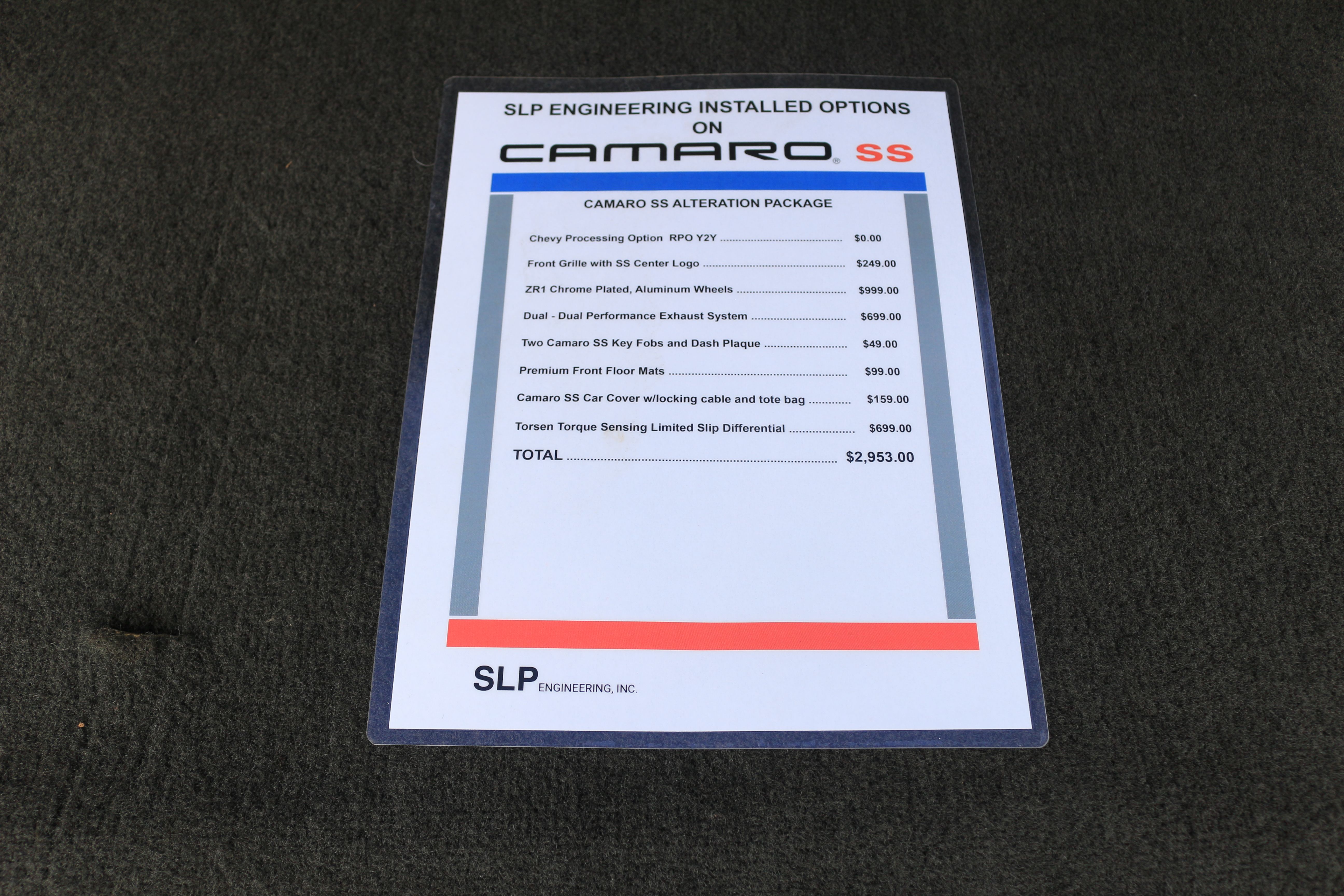 Used 2001 Chevrolet Camaro Z28 w/ SS Performance/Appearance Pkg RWD image 31