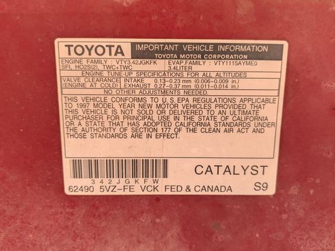 Used 1997 Toyota T100 DX image 8