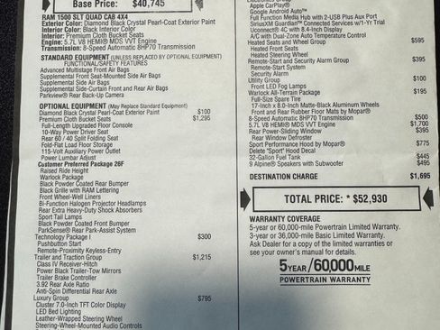 Used 2021 RAM 1500 Classic Warlock w/ Trailer & Traction Group image 11