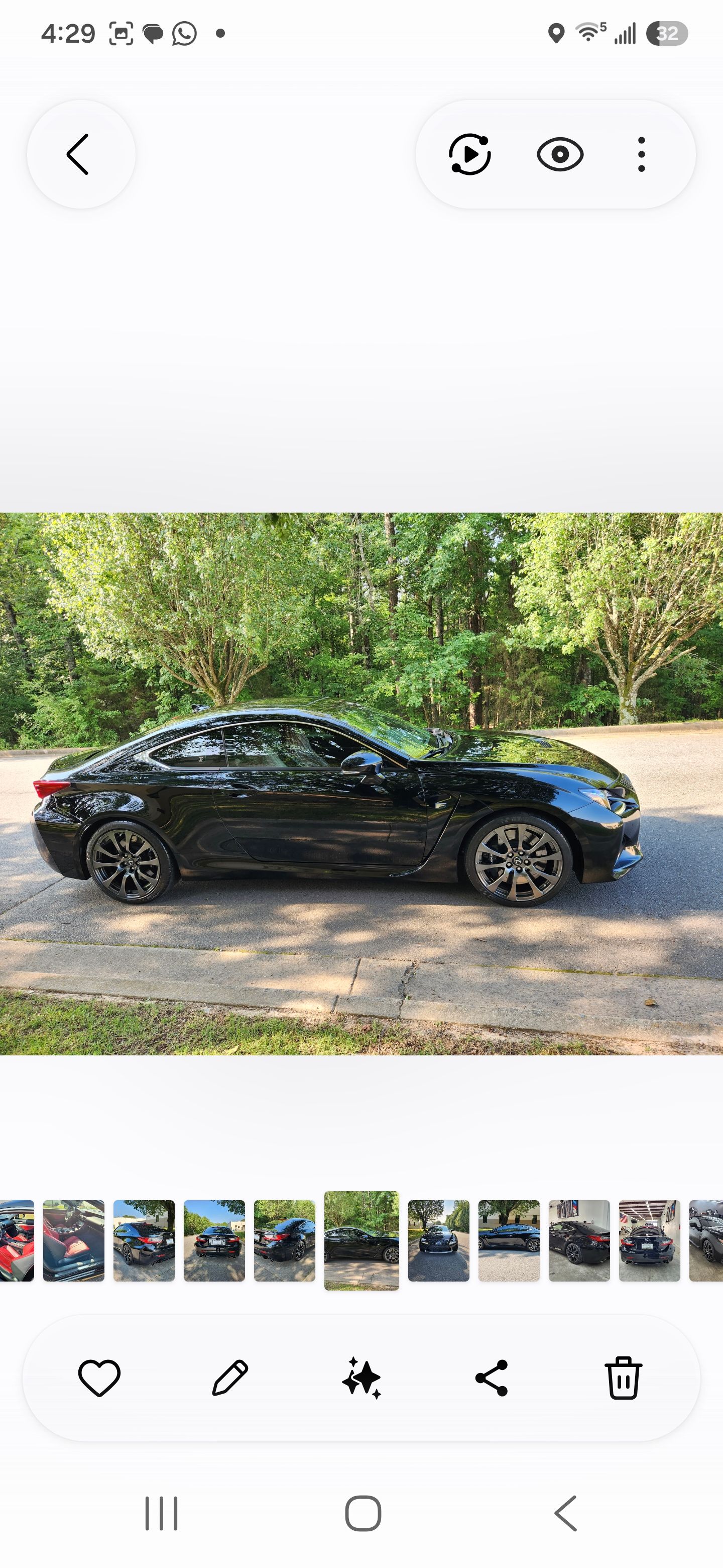 Used 2015 Lexus RC F w/ Premium Package RWD image 6
