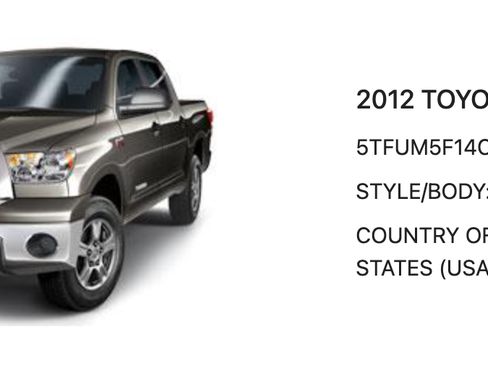 Used 2012 Toyota Tundra 4x4 Double Cab w/ Tow Pkg image 10