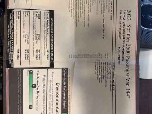 Used 2022 Mercedes-Benz Sprinter 2500 image 10