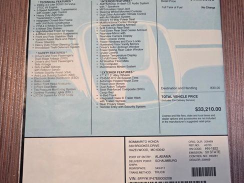 Used 2014 Honda Ridgeline RTS image 2