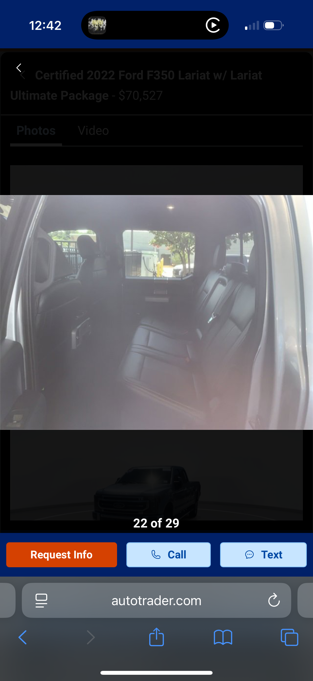 Used 2022 Ford F350 Lariat w/ Lariat Ultimate Package AWD/4WD image 24