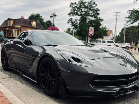 Used 2016 Chevrolet Corvette Stingray Coupe w/ Carbon Flash Badge Package image 1