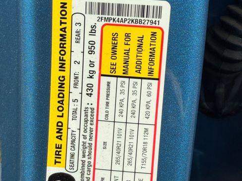 Used 2019 Ford Edge ST w/ Equipment Group 401A AWD/4WD image 15