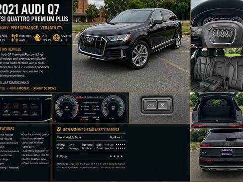 Used 2021 Audi Q7 2.0T Premium Plus w/ Premium Plus Package AWD/4WD image 1