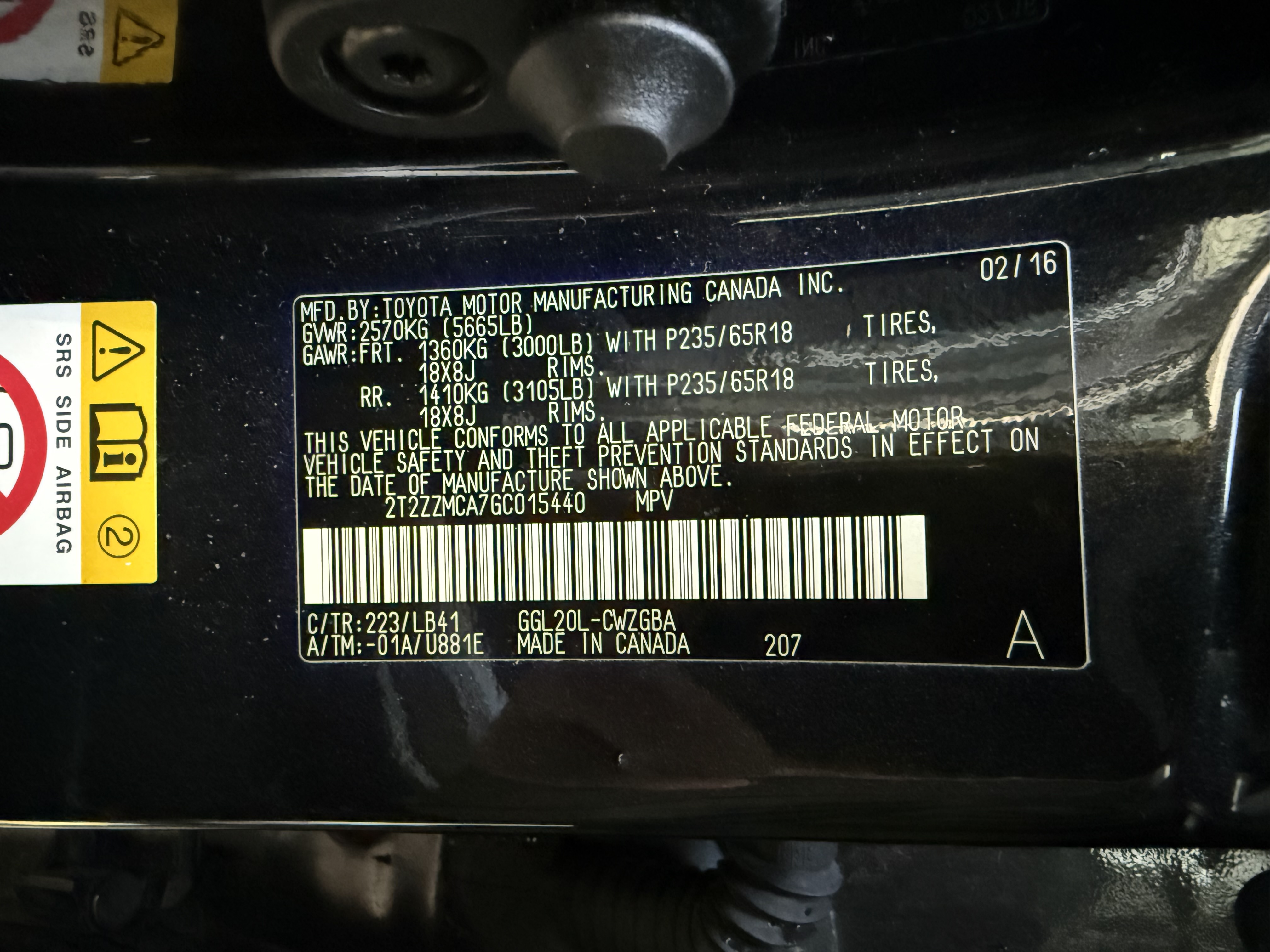 Used 2016 Lexus RX 350 FWD w/ Premium Package image 5