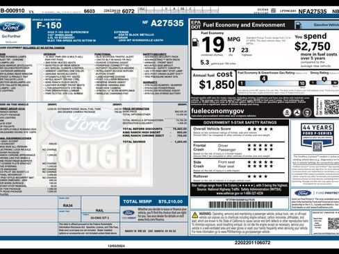 Used 2022 Ford F150 King Ranch w/ Equipment Group 601A High AWD/4WD image 15
