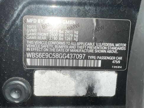 Used 2016 BMW M6 Gran Coupe image 16