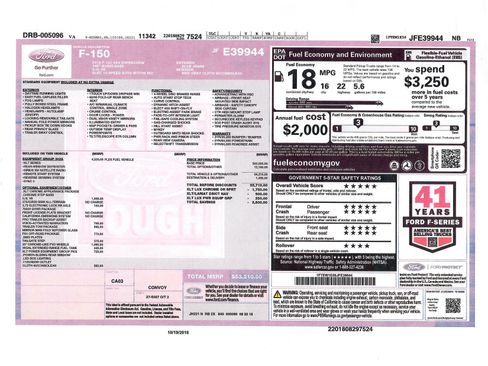 Used 2018 Ford F150 XLT w/ Equipment Group 302A Luxury image 25