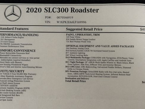 Used 2020 Mercedes-Benz SLC 300 image 12