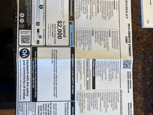 Used 2014 Chevrolet Corvette Stingray Convertible w/ 3LT Preferred Equipment Group image 12