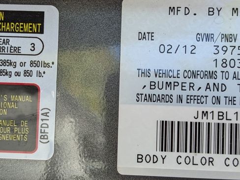 Used 2012 MAZDA MAZDA3 i Touring image 29