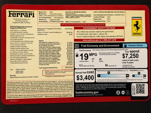 Used 2024 Ferrari Roma Spider RWD image 25