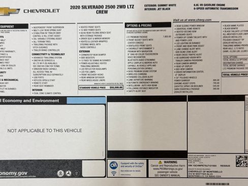 Used 2020 Chevrolet Silverado 2500 LTZ w/ LTZ Premium Package image 18