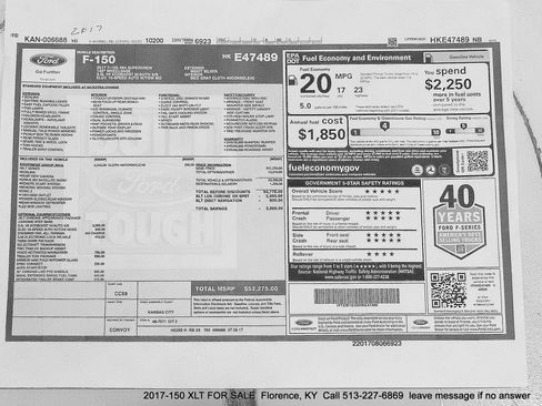 Used 2017 Ford F150 XLT w/ Equipment Group 302A Luxury image 17