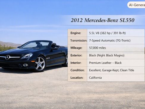Used 2012 Mercedes-Benz SL 550 image 16