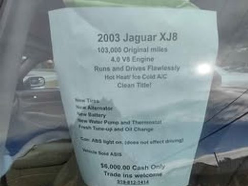 Used 2003 Jaguar XJ8 image 10