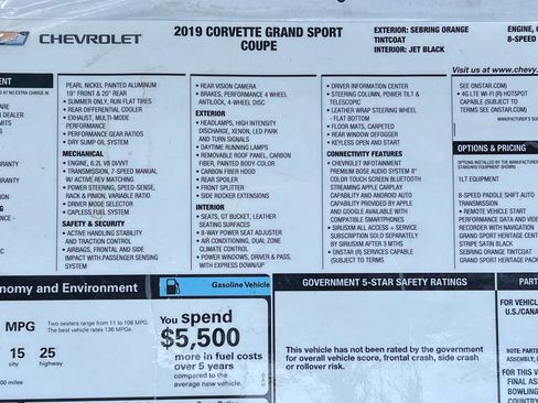 Used 2019 Chevrolet Corvette Grand Sport image 12