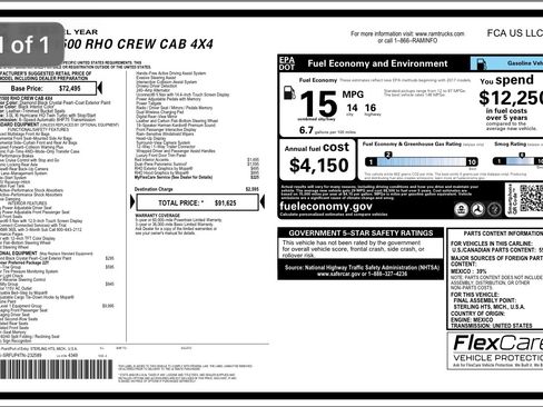 Used 2026 RAM 1500 RHO image 17