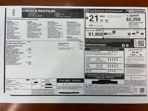 Used 2020 Lincoln Nautilus Reserve image 19