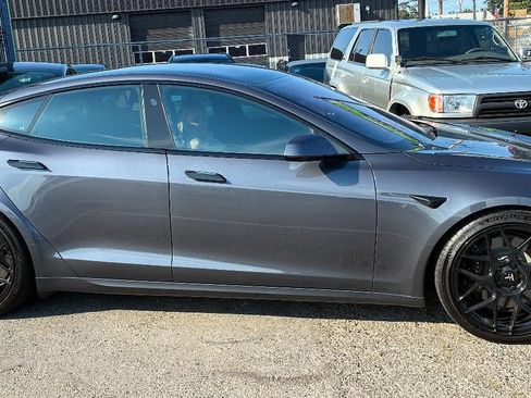Used 2021 Tesla Model S Plaid AWD/4WD image 2