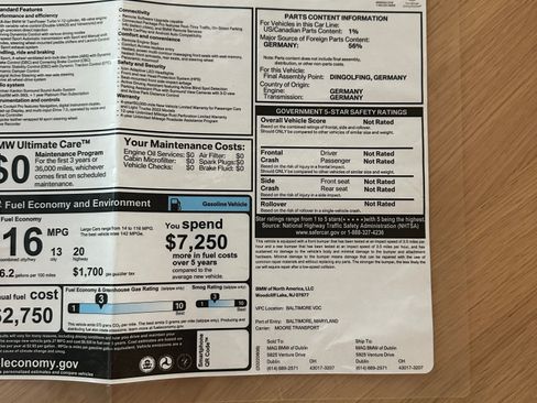 Used 2022 BMW M760i xDrive w/ Luxury Rear Seating Package image 10