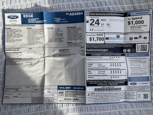 Used 2021 Ford Edge SE w/ Cargo Accessory Package image 16